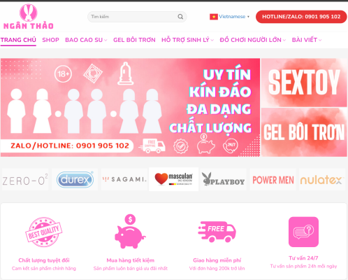 Shop bao cao su uy tín tại Nha Trang