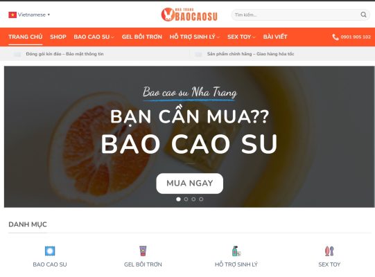 Shop bao cao su tại Nha Trang